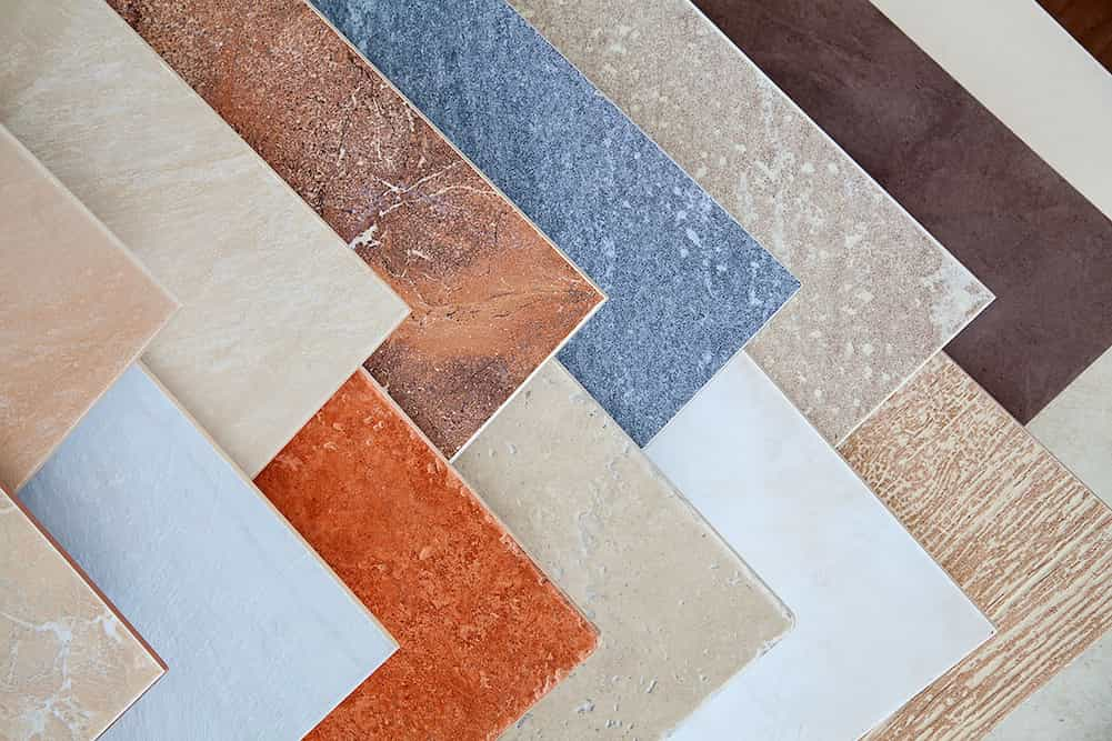 Porcelain tiles for home installation