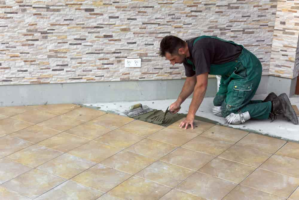 Porcelain tiles for home installation