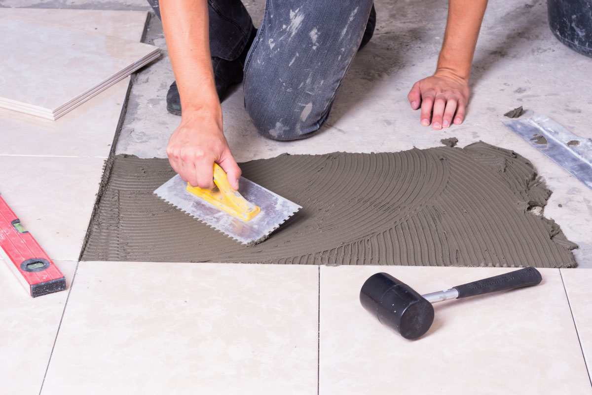  Mixing Mortar for Laying Tiles with Highest Quality 