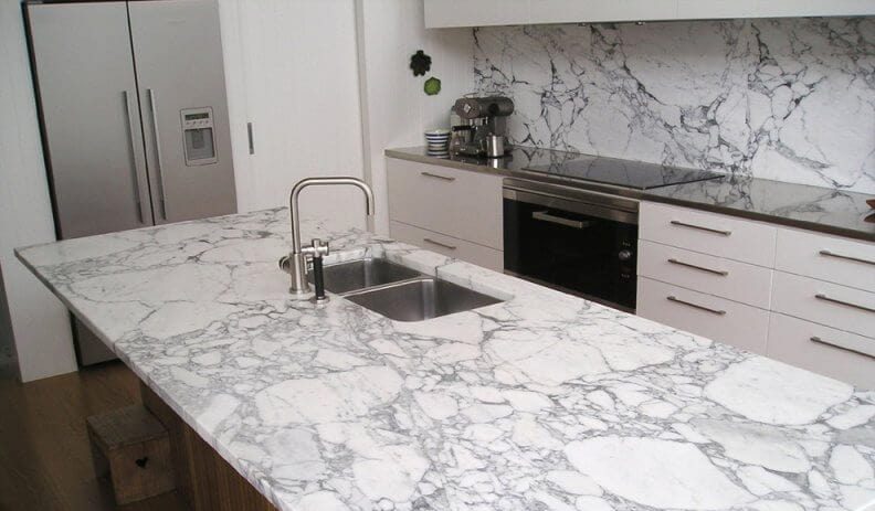  marble kitchen backsplash tile purchase price + quality test 