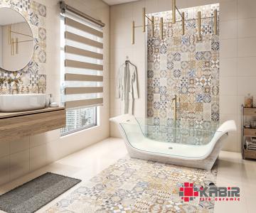 Purchase and today price of bright accent tile